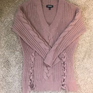 Express cable knit sweater